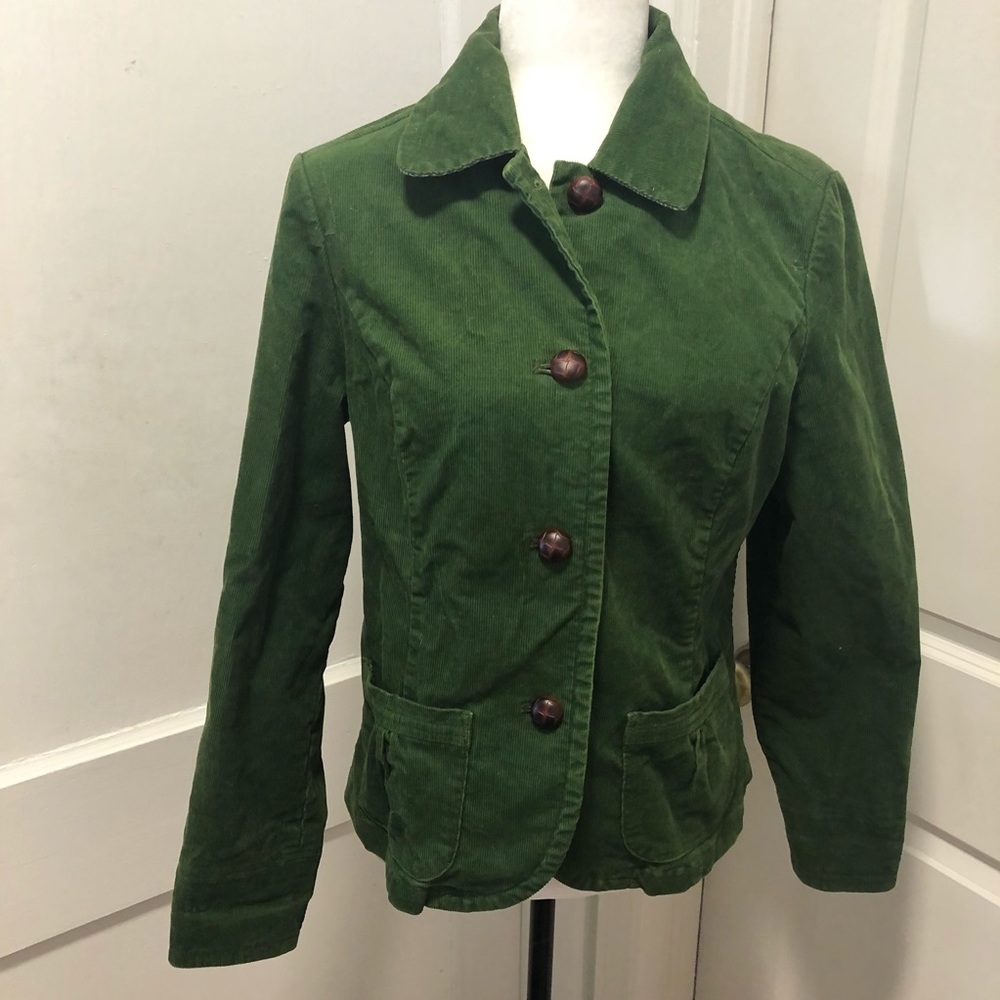 Ll bean ladies corduroy jacket size 10